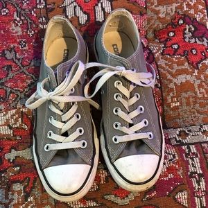 Classic Gray Canvas Converse Chuck Taylor Low Tops